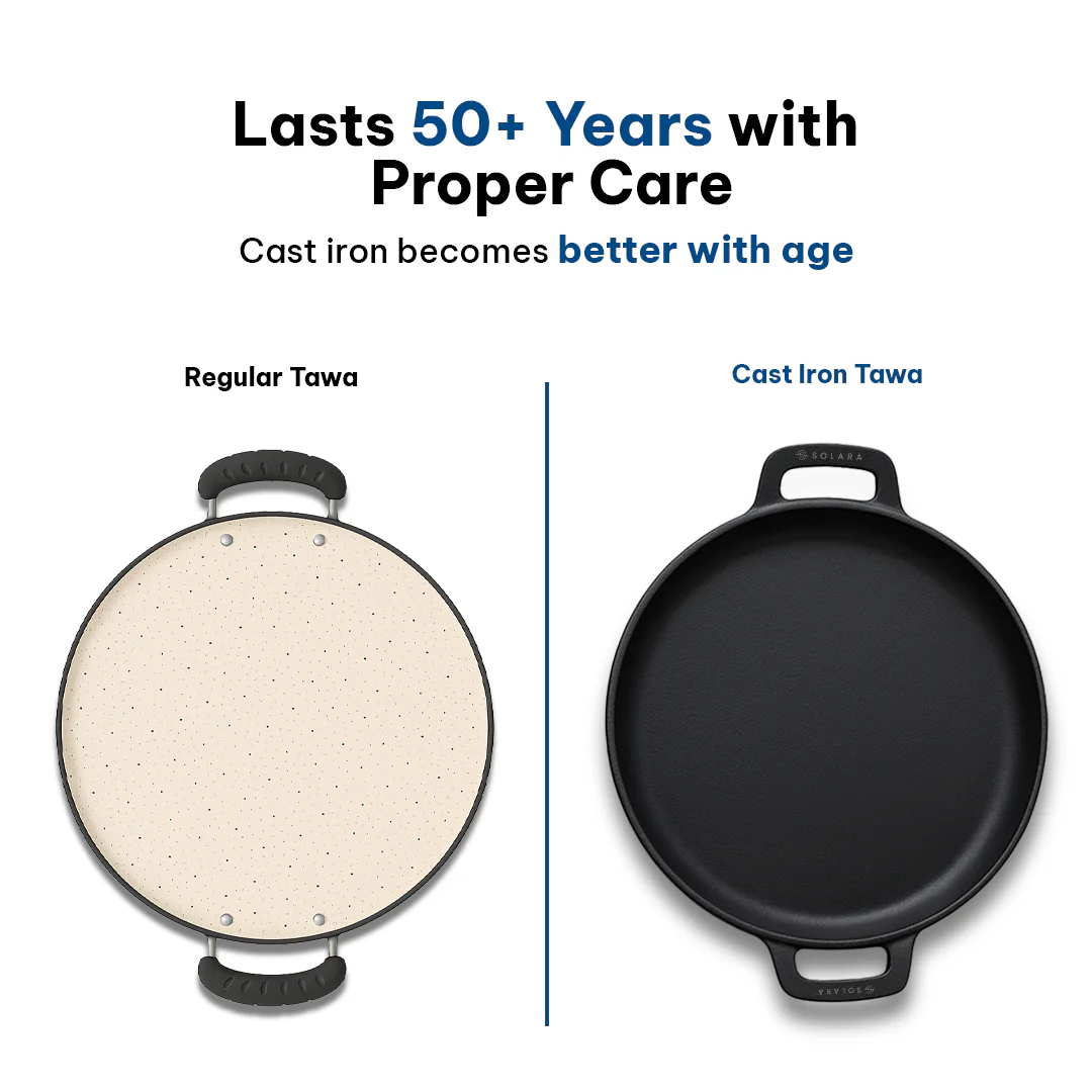 CrownStone Premium Cast Iron Tawa - Image 6