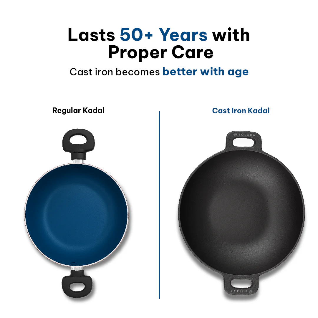 CrownStone Cast Iron Kadai - Image 6