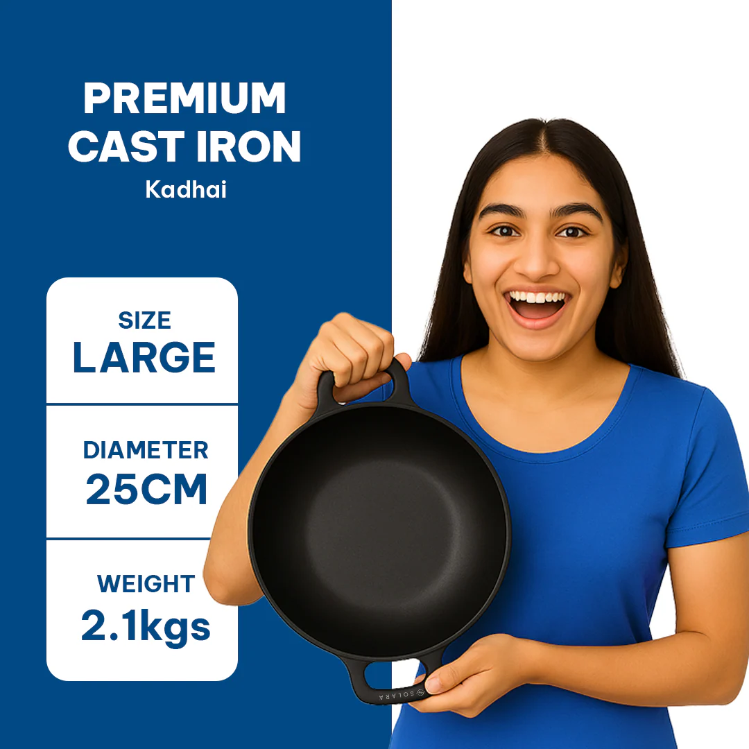 CrownStone Cast Iron Kadai - Image 9