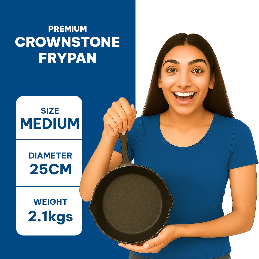 CrownStone Combo : Kadai 10' + Fry Pan 10' - Image 3