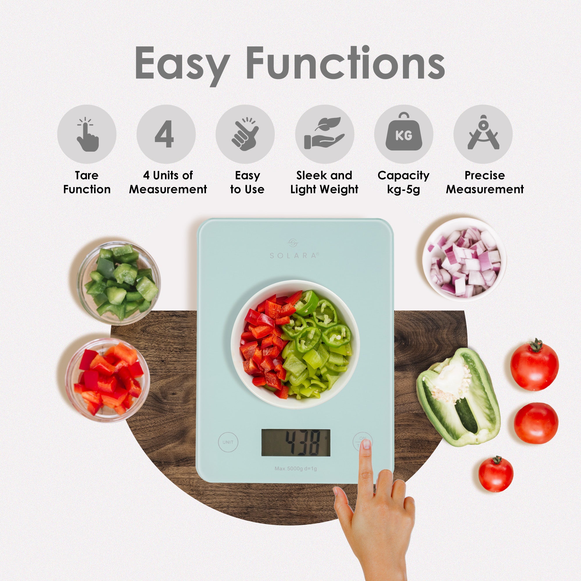 Digital Kitchen Weighing Scale - Up to 5 KGS - Image 12