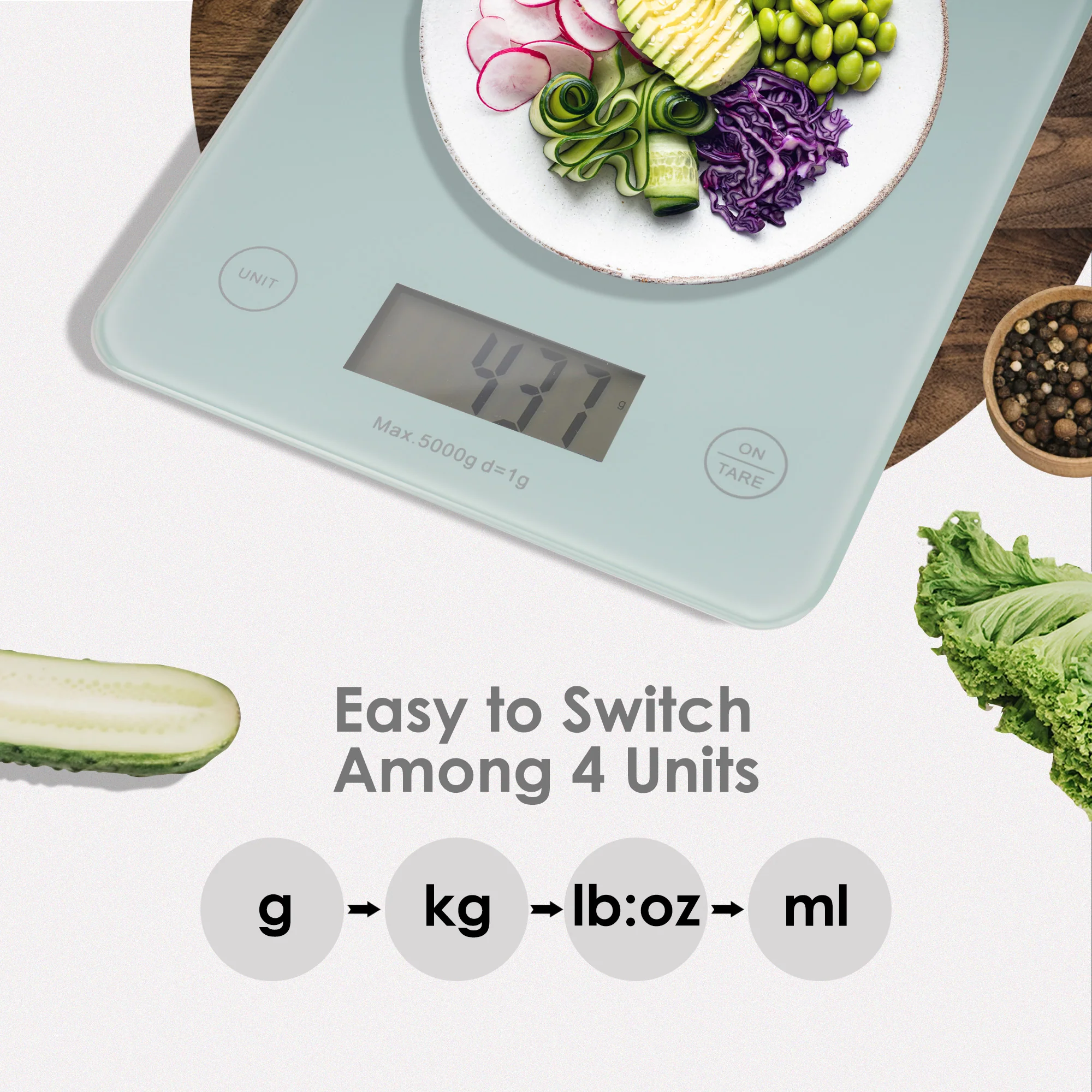Digital Kitchen Weighing Scale - Up to 5 KGS - Image 14
