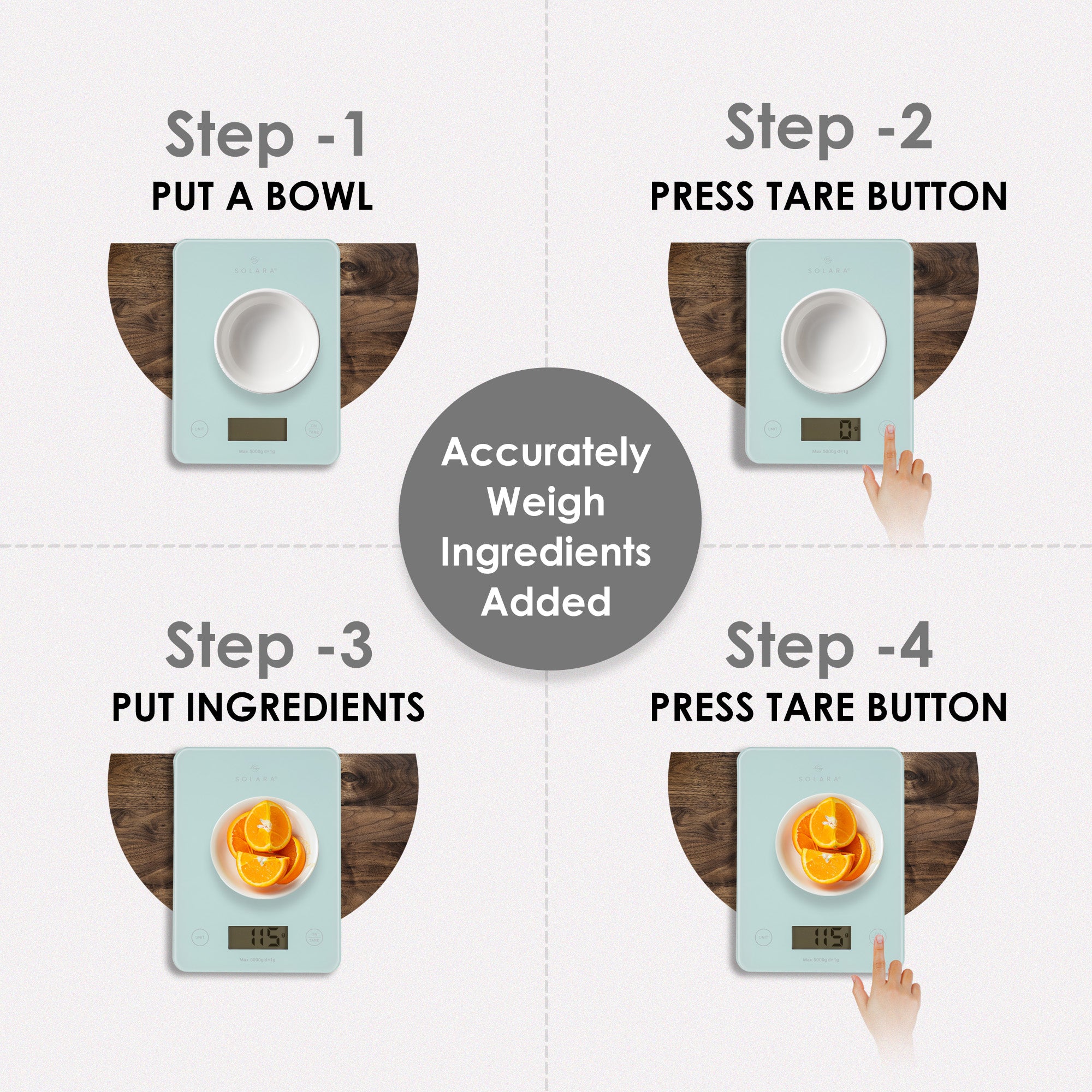 Digital Kitchen Weighing Scale - Up to 5 KGS - Image 16