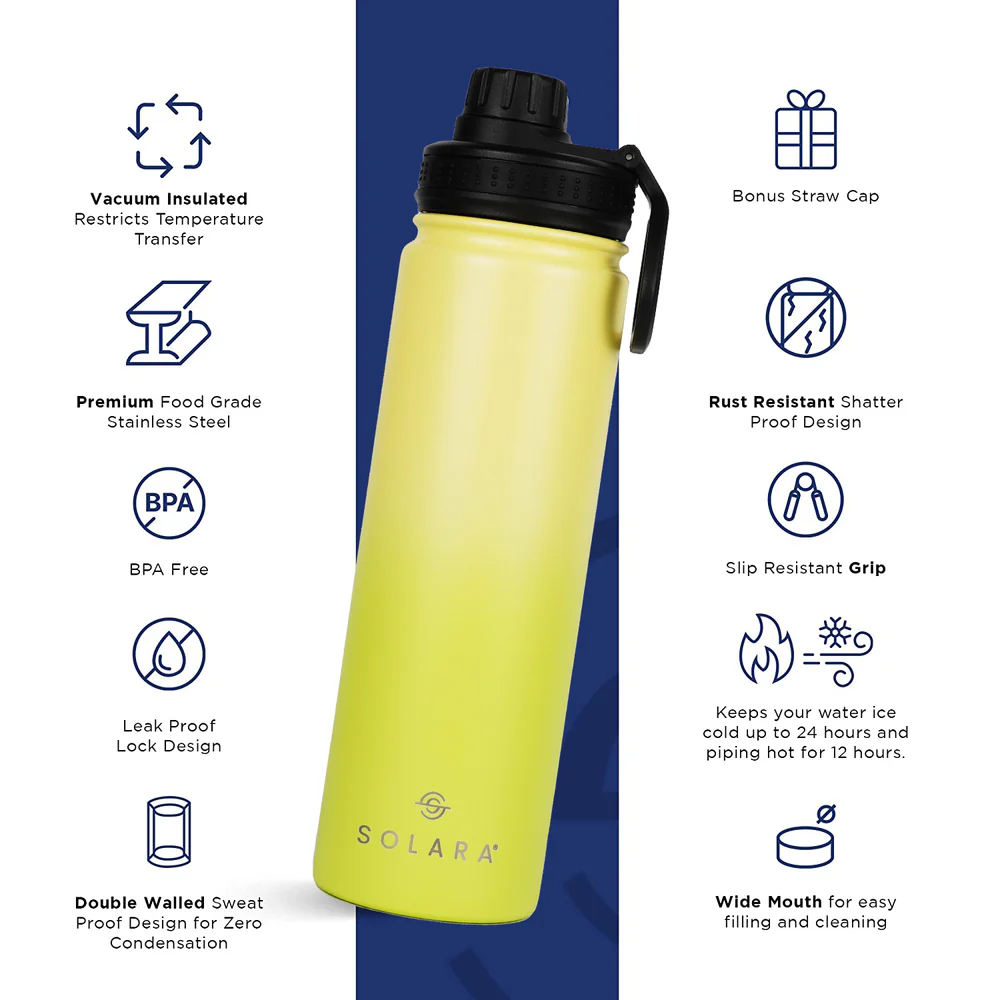Insulated Water Bottle 650 ML - Image 114