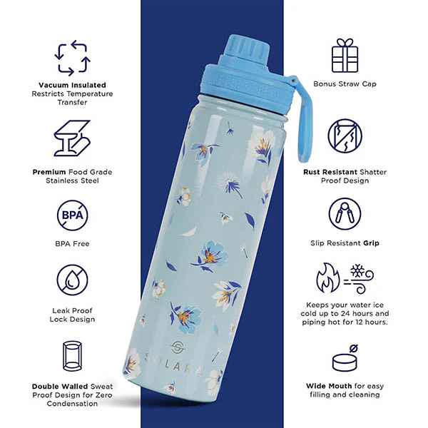 Insulated Water Bottle 650 ML - Image 126