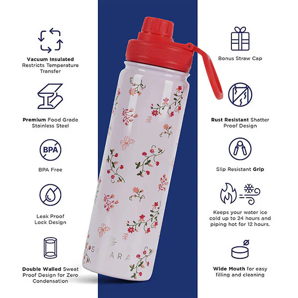 Insulated Water Bottle 650 ML - Image 134