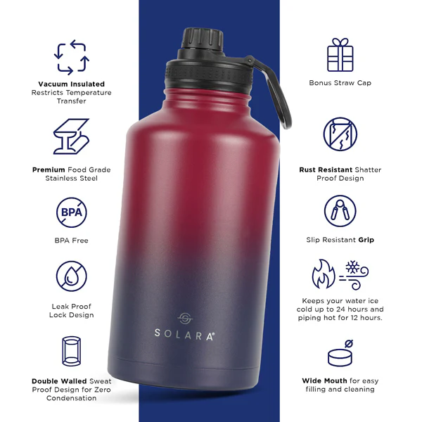Insulated Water Bottle 650 ML - Image 159
