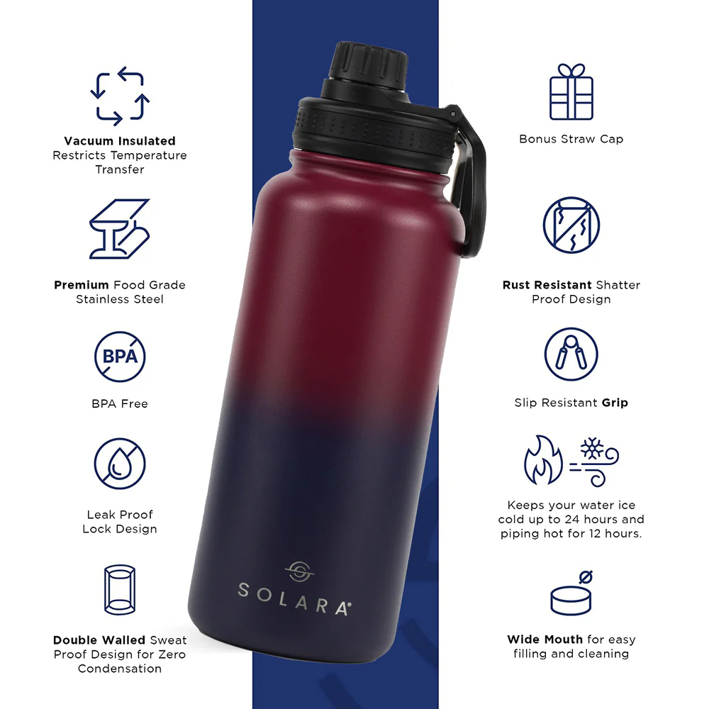 Insulated Water Bottle 650 ML - Image 42