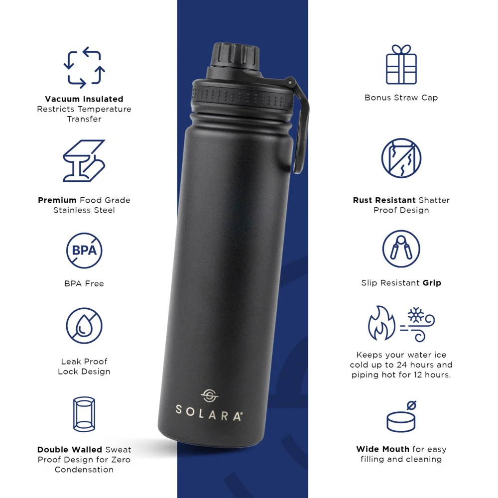 Insulated Water Bottle 650 ML - Image 58