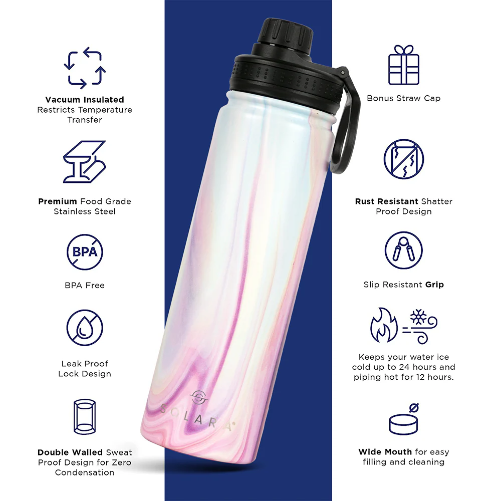Insulated Water Bottle 650 ML - Image 62