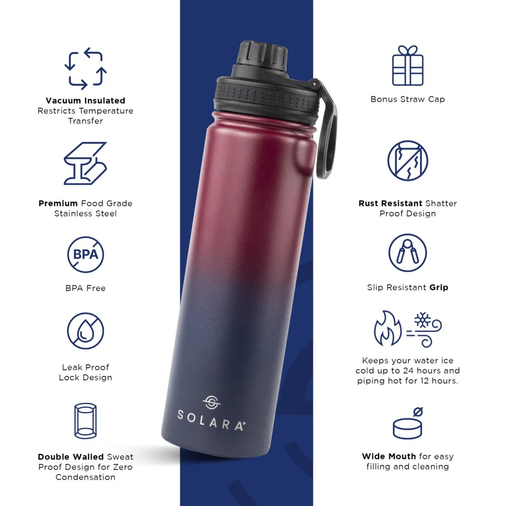 Insulated Water Bottle 650 ML - Image 66