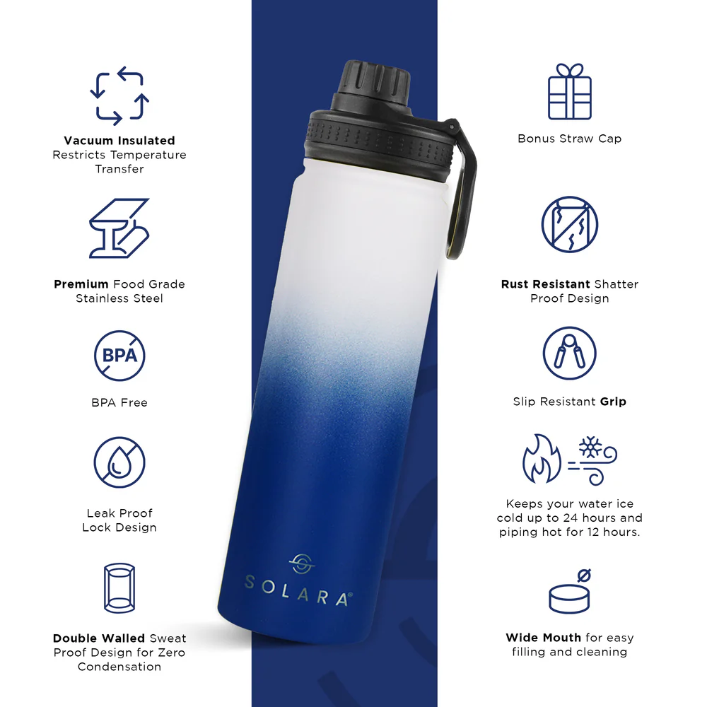 Insulated Water Bottle 650 ML - Image 82