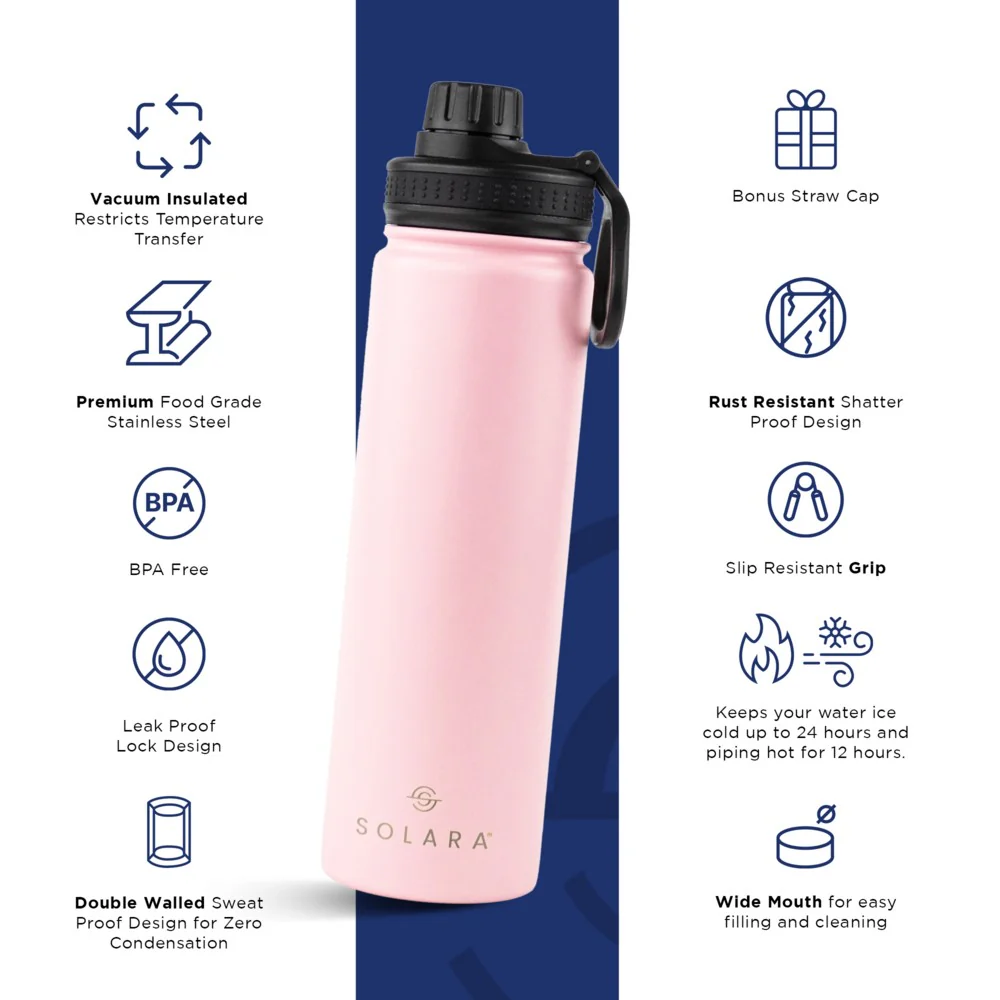 Insulated Water Bottle 650 ML - Image 86