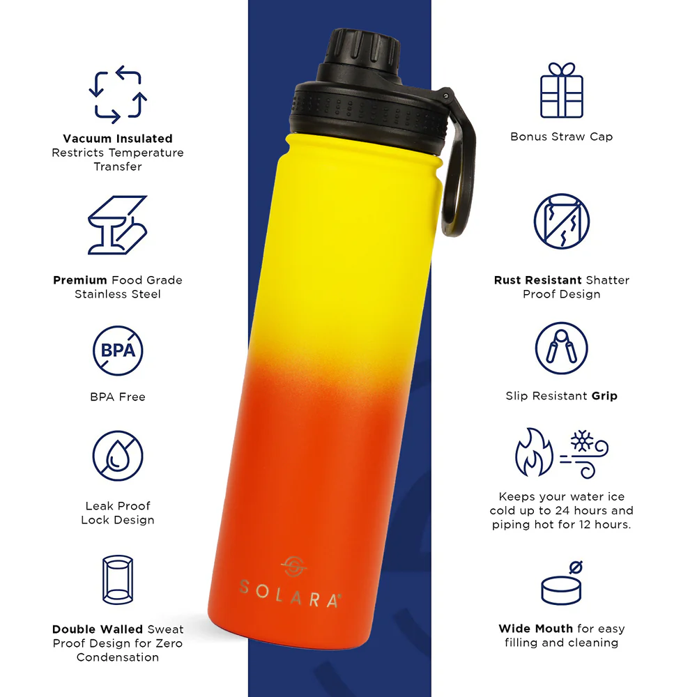 Insulated Water Bottle 650 ML - Image 94