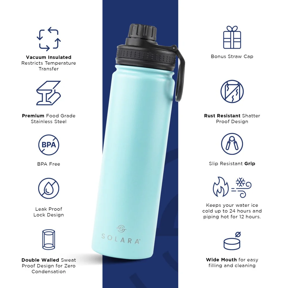 Insulated Water Bottle 650 ML - Image 98
