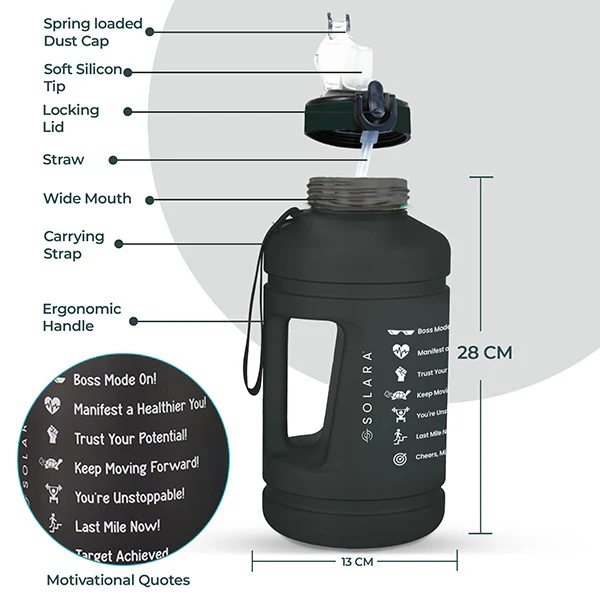 Motivational Water Bottle 3.8 L - Image 176