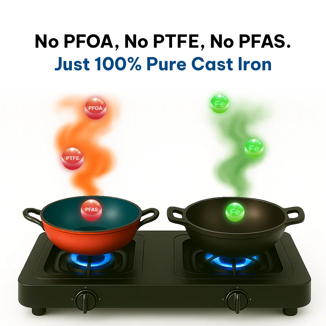 BlackForge Cast Iron Kadai - Image 28