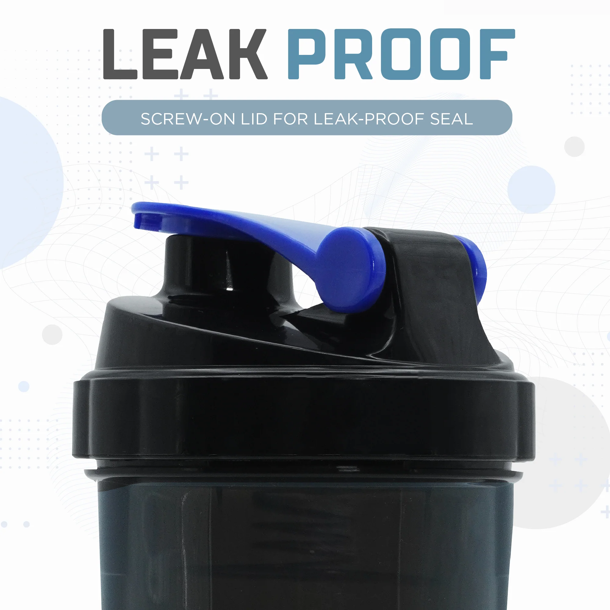 Protein Shaker Bottle with Spring Coil- 650 ML - Image 5