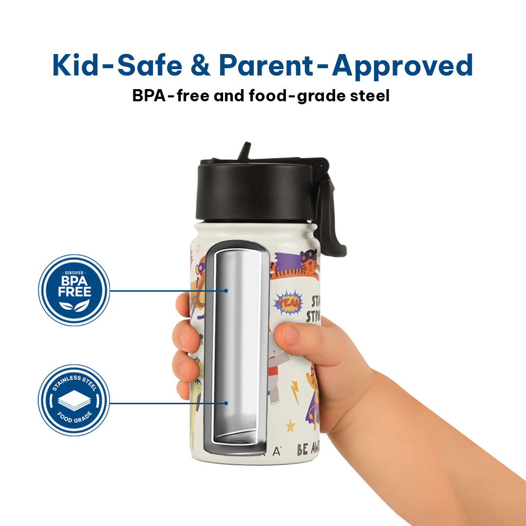 Insulated Water Bottle - Kids (450 ml) - Image 18