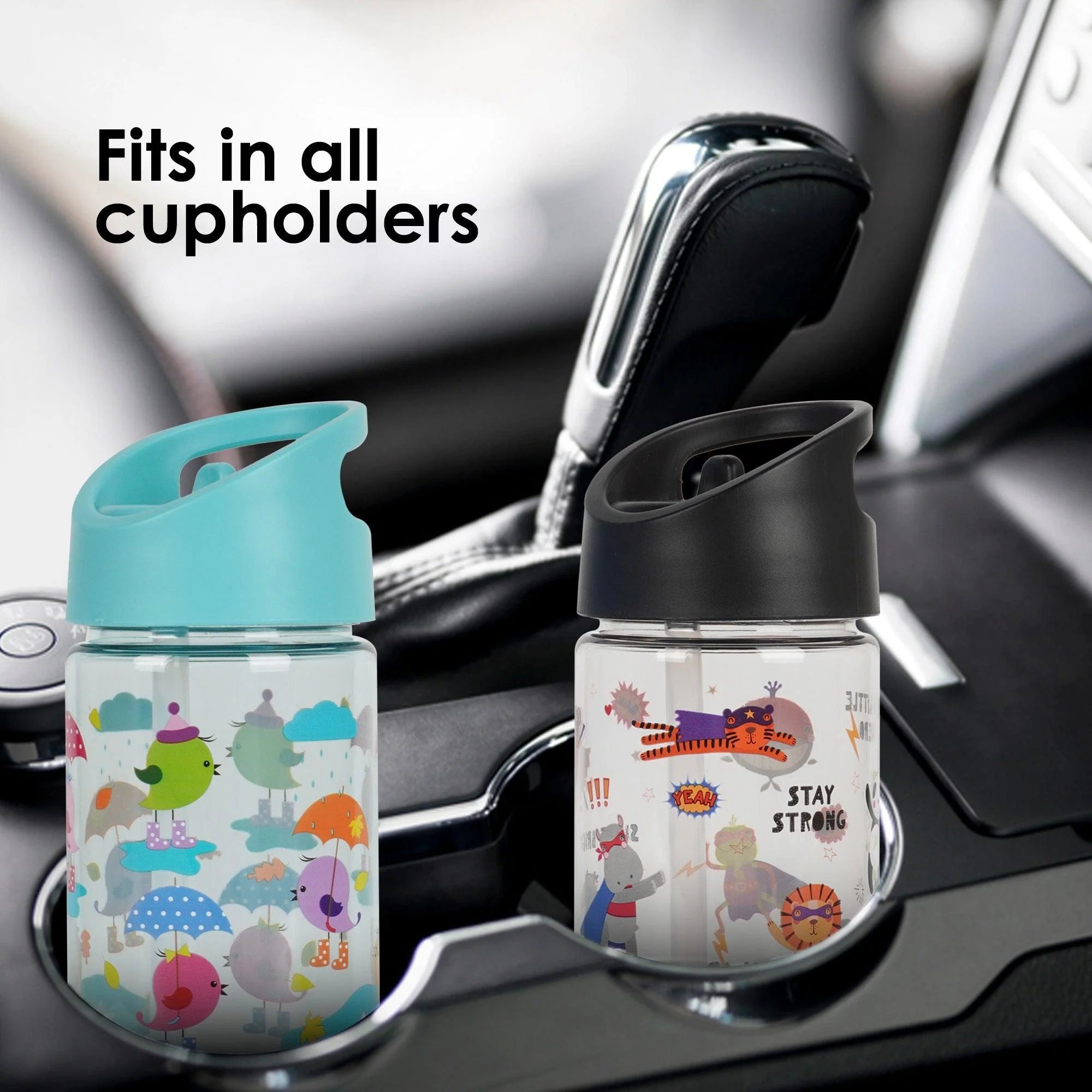 Tritan Sipper Water Bottle - Kids (400ML - Image 7