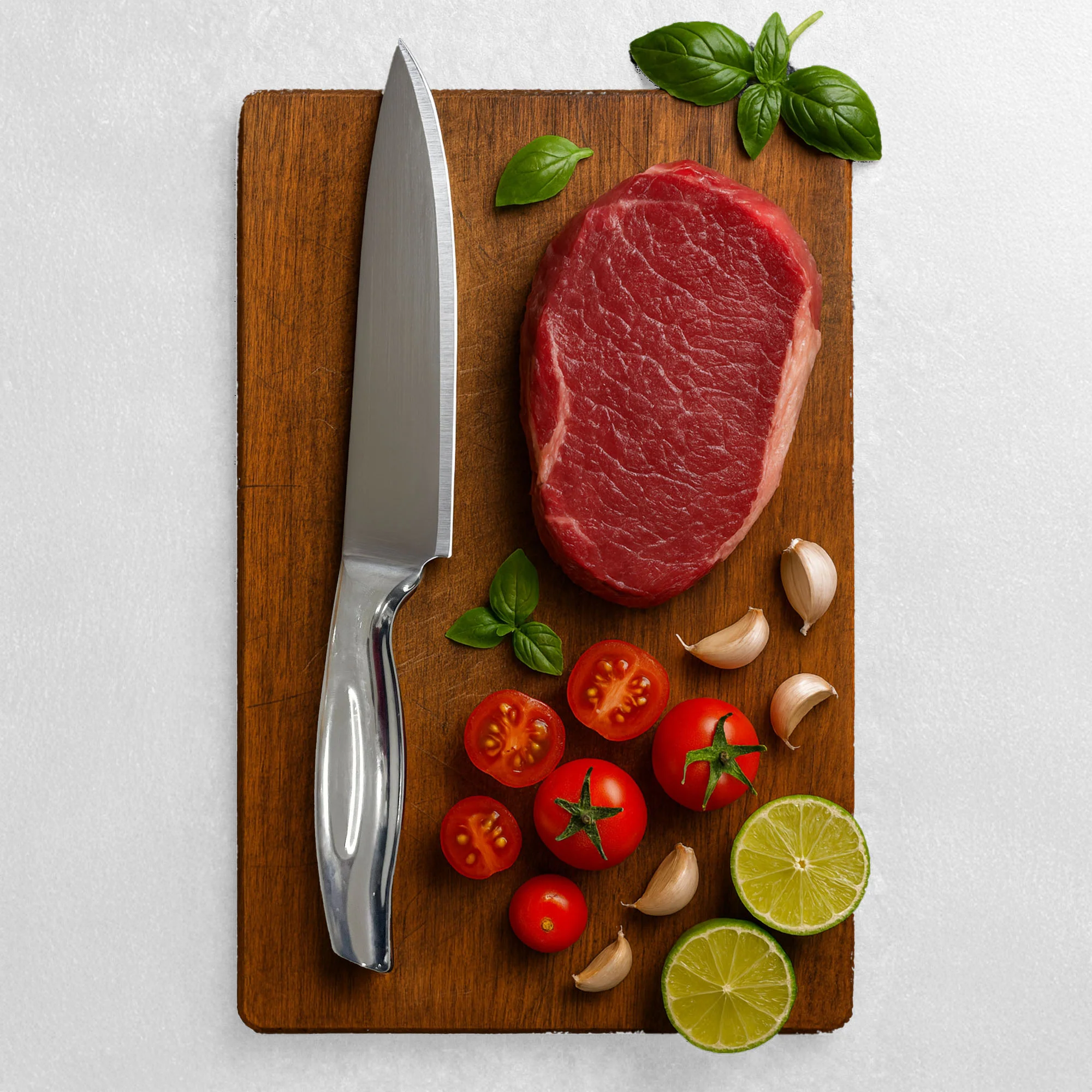 Stainless Steel Kitchen Knife Set - Pack of 3 - Image 3