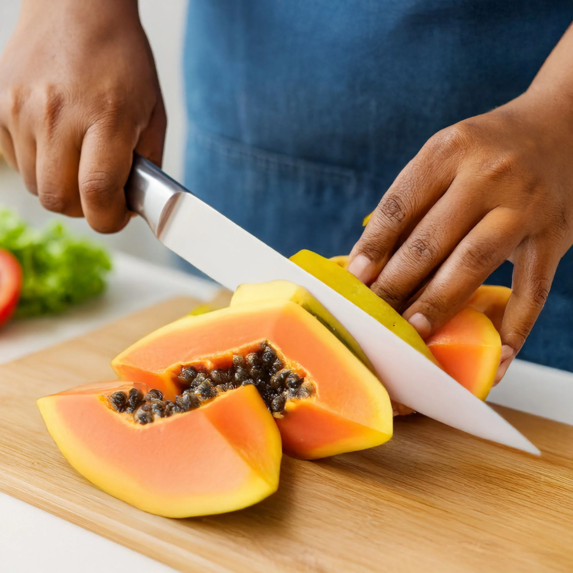 Stainless Steel Kitchen Knife Set - Pack of 3 - Image 8