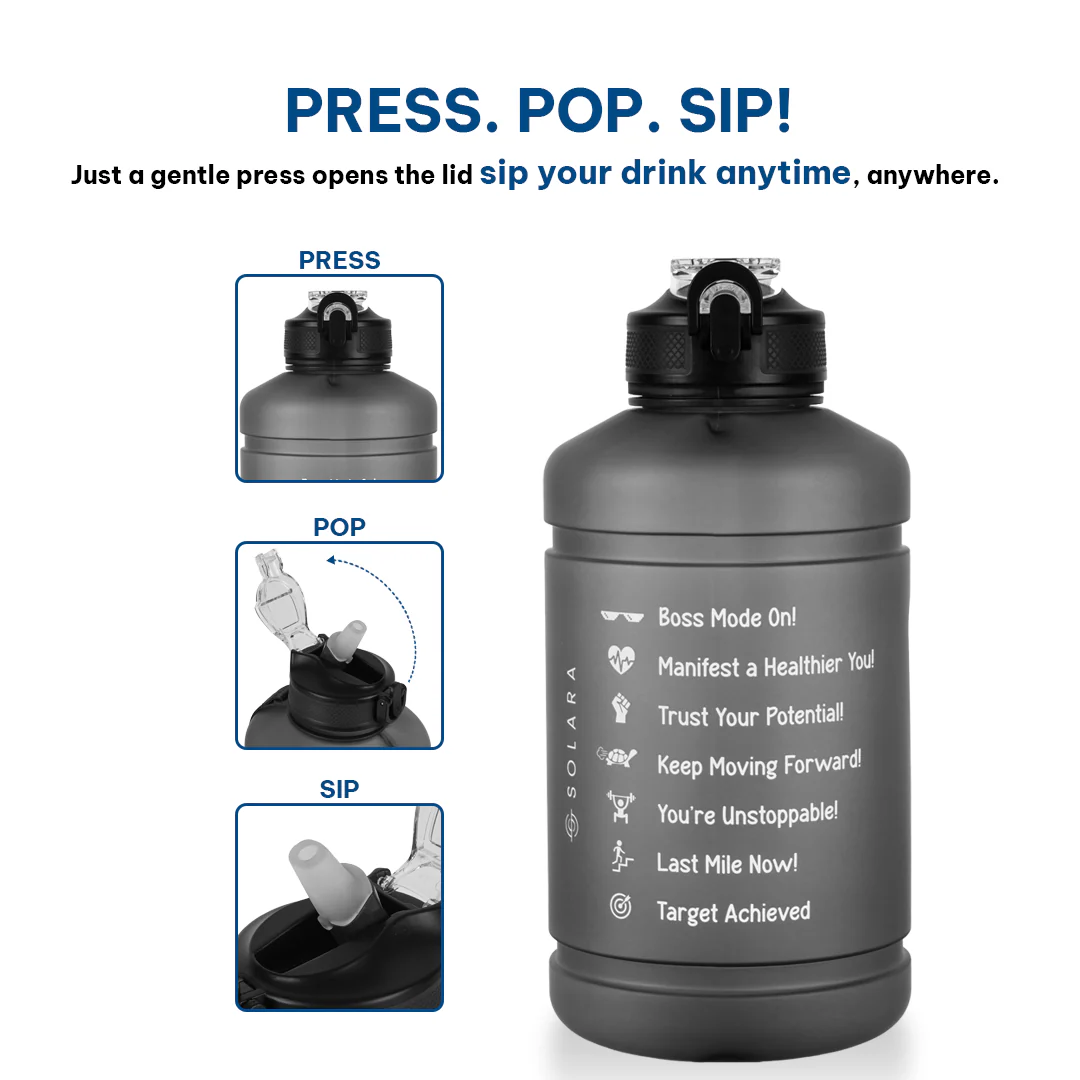 Motivational Water Bottle (100%BPA Free Tritan) - Image 116