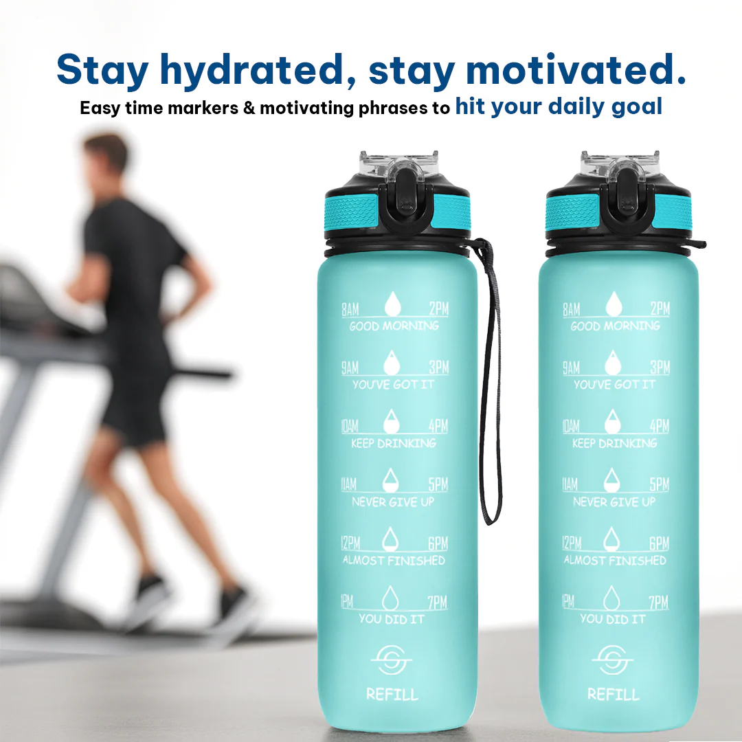 Motivational Water Bottle (100%BPA Free Tritan) - Image 61
