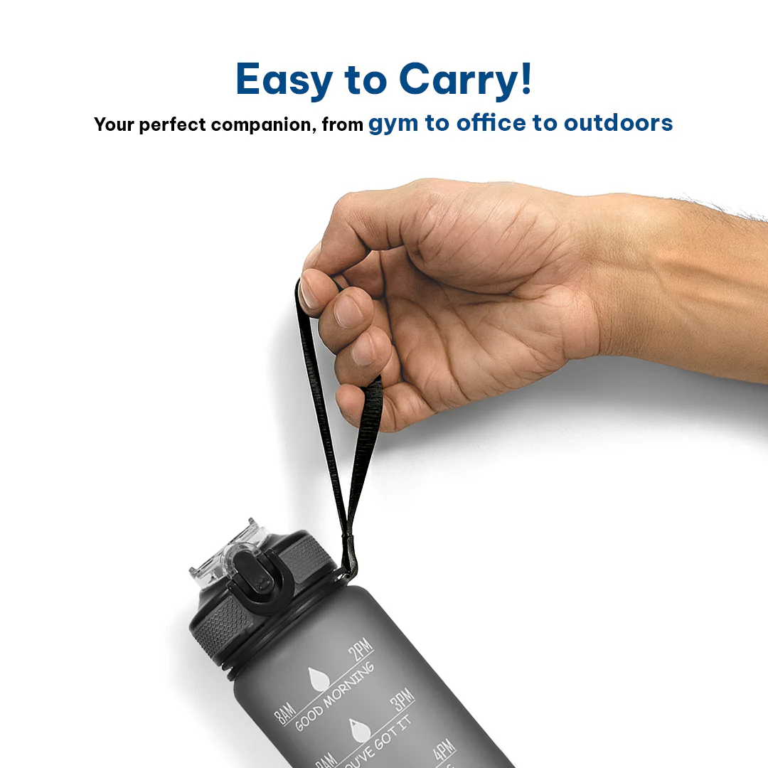 Motivational Water Bottle (100%BPA Free Tritan) - Image 79