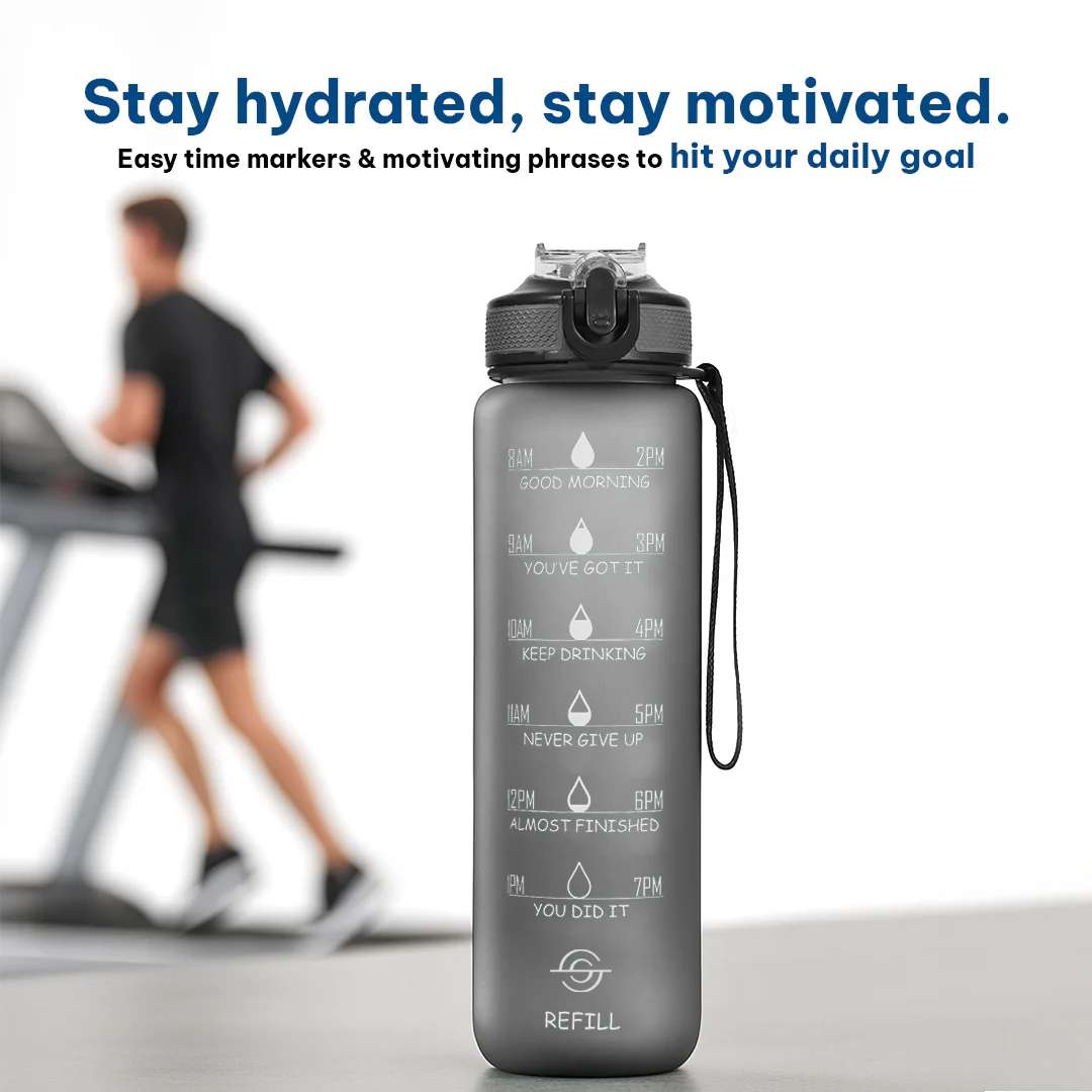 Motivational Water Bottle (100%BPA Free Tritan) - Image 82