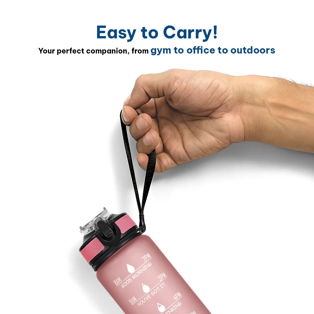 Motivational Water Bottle (100%BPA Free Tritan) - Image 96